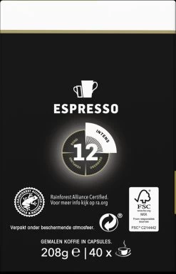 Douwe Egberts Espresso Ristretto Koffiecups (12) - 5 X 40 Koffiecups -Koffieproducten 770x1200 1