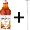 Monin Pumpkin Spice 70cl Koffiesiroop Met Doseer Pompje -Koffieproducten 811x1200