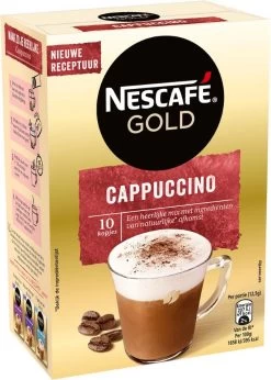 Nescafé Gold Cappuccino Oploskoffie - Ongezoet - 6 Doosjes à 10 Zakjes 11 Nescafé Gold Cappuccino Oploskoffie - Ongezoet - 6 Doosjes à 10 Zakjes -Koffieproducten 857x1200 3
