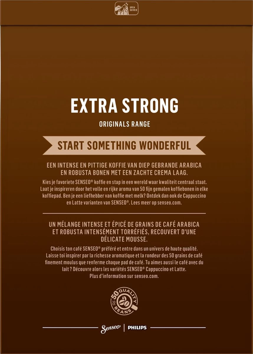 Senseo Extra Strong Koffiepads - 8/9 Intensiteit - 10 X 36 Pads 4 Senseo Extra Strong Koffiepads - 8/9 Intensiteit - 10 X 36 Pads - Afbeelding 2