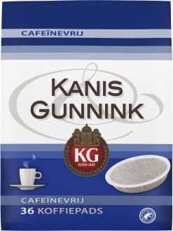 Kanis & Gunnink Cafeïnevrij Koffiepads - 10 X 36 Pads -Koffieproducten 898x1200
