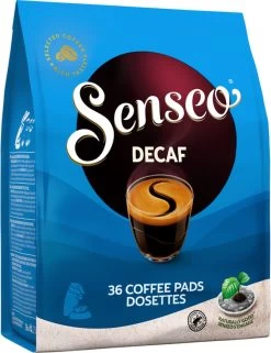 Senseo Decaf Koffiepads - 5/9 Intensiteit - 10 X 36 Pads -Koffieproducten 922x1200 1