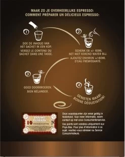 Douwe Egberts Espresso Sticks Oploskoffie - 6 X 25 Zakjes -Koffieproducten 957x1200