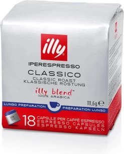 Illy - Iperespresso Koffie Home Classico Lungo 6 X 18 Capsules -Koffieproducten 965x1200 3